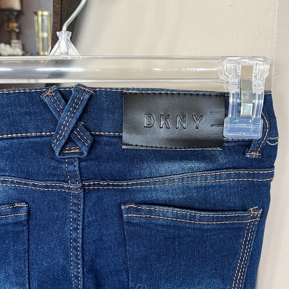 Brand New DKNY Girls Skinny Jeans Laguna Blue Ankle Length Stretch - Picture 12 of 16